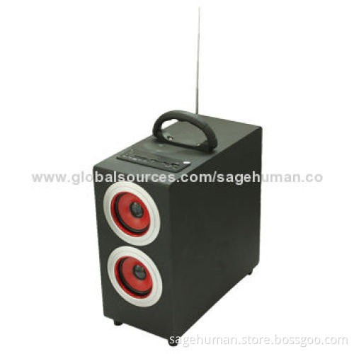 Passive 2.1CH Portable Subwoofer Speaker, Super Sound, Supports USB/SD Card, 7-8 Hours Working Time